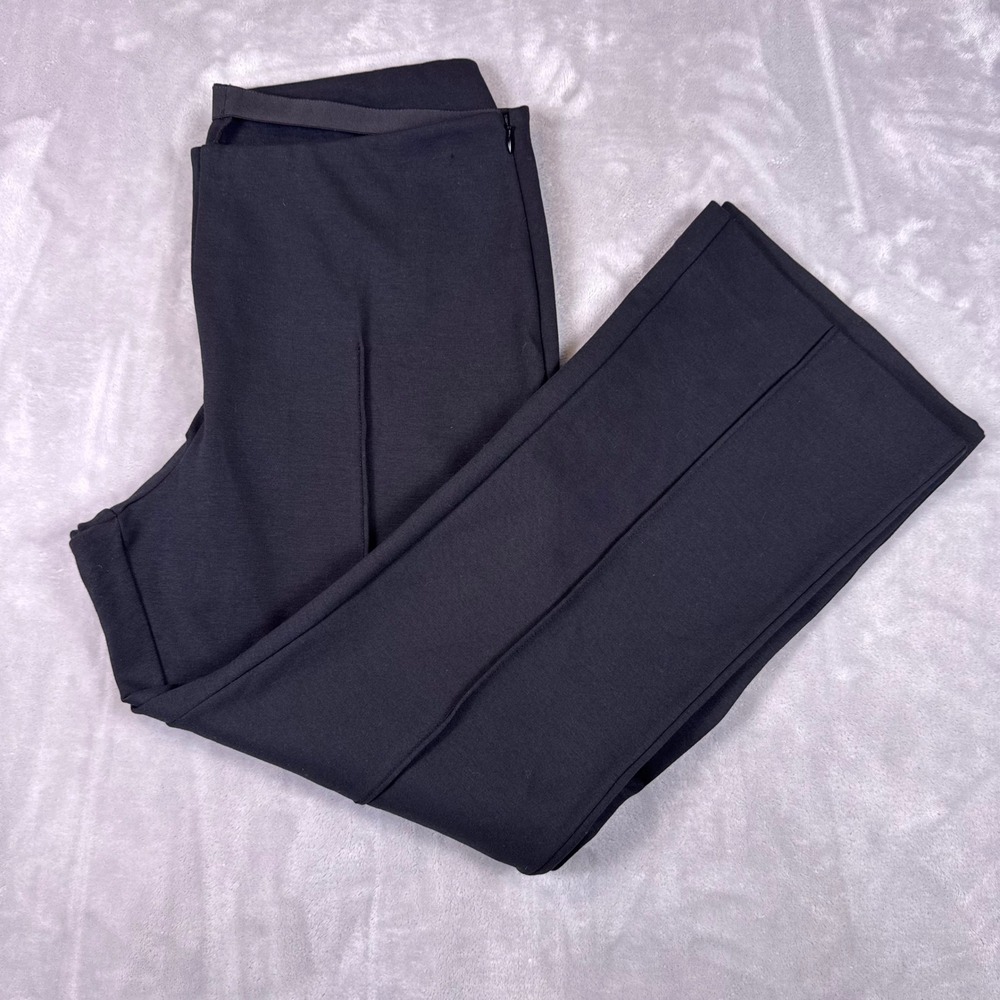 Everlane The Dream Pant Kick Flare Black Side Zip High Rise Seamed Trousers XL